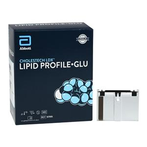 Cholestech LDX Lipid Profile and Glucose Test Kit CLIA Waived 10/Bx