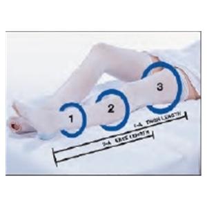 CAP Anti-Embolism Stocking Thigh High Medium/Long Unisex White