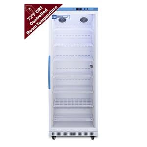 Controlled Room Temperature Cabinet New 18 Cu Ft Glass Door 68 to...
