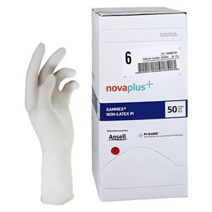 Gammex Polyisoprene Surgical Gloves 6 White
