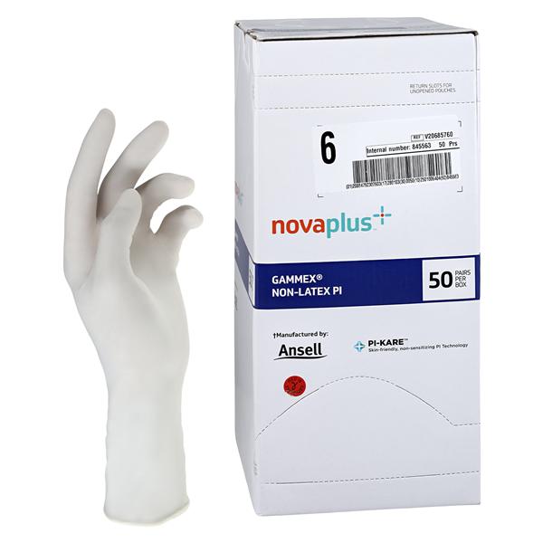 Gammex Polyisoprene Surgical Gloves 6 White