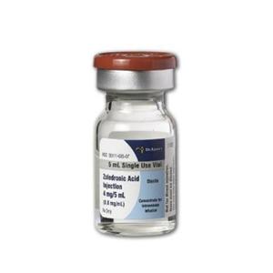Zoledronic Acid Injection 5mg/100mL SDV 100mL Each