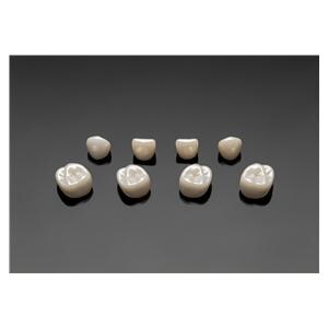 ACERO Zirconia Crowns 1st Primary Upper Left Molar 1/Bag Ea