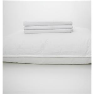 Pillow Cover 42 in x 34 in 55% Cotton / 45% Polyester White Reusable 12/Pk