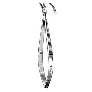 Castroviejo Corneal Scissors Curved 4" Blunt Stainless Steel Non-Sterile Rsbl Ea