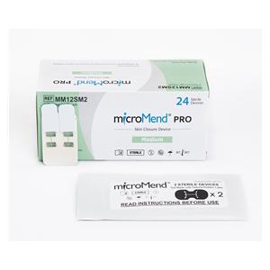 MicroMend Wound Closure Device Wound Clip Stainless Steel 12x28mm Clear 12Pk/Bx