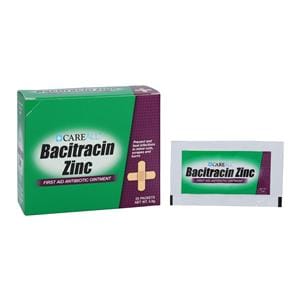Bacitracin Zinc Topical Ointment 500u/gm 0.9gm Foil Pack 25/Box,...