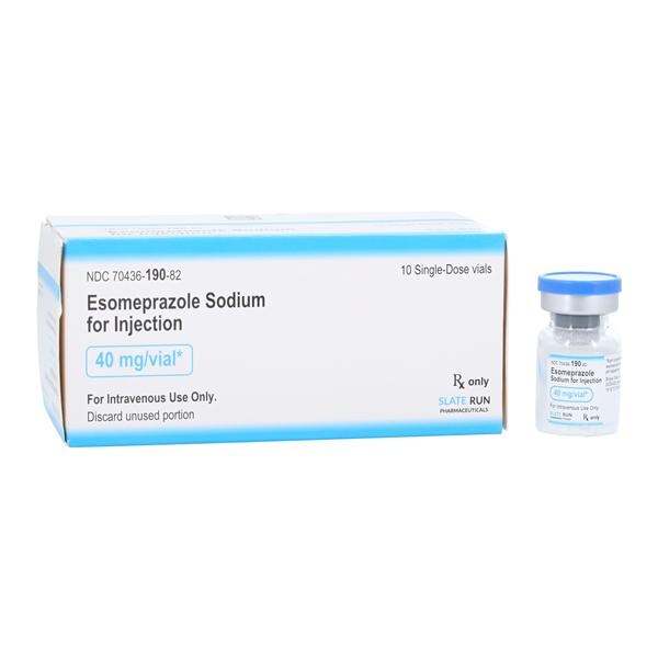 Esomeprazole Sodium Injection 40mg/vl SDV 10/Package