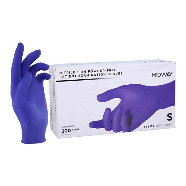 Nitrile Exam Gloves Small Non-Sterile
