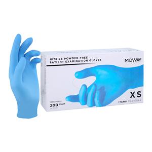 Nitrile Exam Gloves X-Small Non-Sterile