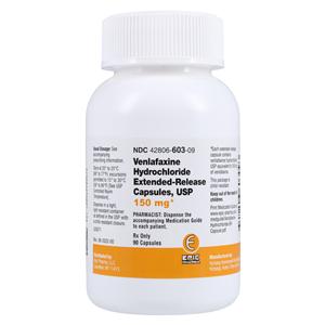 Venlafaxine HCL ER Capsules 150mg Bottle 90/Bt
