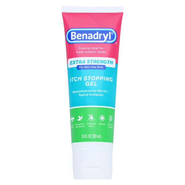 Benadryl 2yr-Adult Anti-Itch Gel 2% Extra Strength 6/Pk, 4Pk/Ca 3.5oz 6/Pk