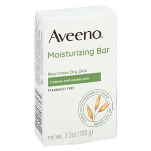 Aveeno Cleansing Bar Bar 3.5oz Fragrance Free 6/Pk, 4Pk/Ca Face 6/Pk