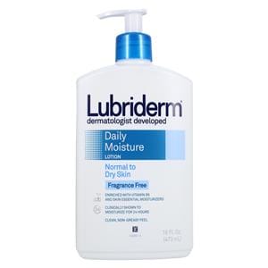 Lubriderm Daily Moisturizing Lotion 16oz Fragrance Free 3/Pk 4Pk/...