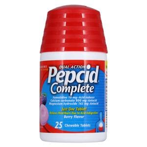Pepcid Complete Berry Chewable 25/Bt, 36 BT/CA