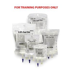 Sim IV Fluid .9% NaCl IV Bag Simulate Ea