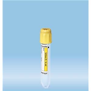 V-Monovette Urine Tubes 4mL Sterile 500/Ca