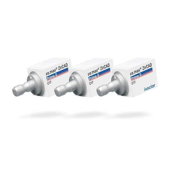 IPS e.max ZirCAD Prime Blocks C17 0 For CEREC/inLab 3/Bx