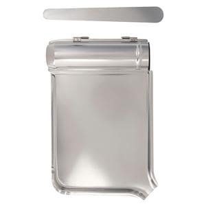 Pill Counting Tray Stainless Steel Reusable Silver with Spatula Ea