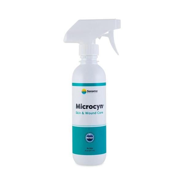Microcyn Professional Spray Wound Cleanser 8oz Water/ NaCL/ NaOCL/ HOCI Ea