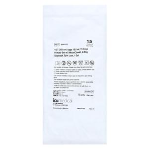 IV Administration Set 2 Bravo 24 Injection Sites 145" 15 Drops 50/Ca
