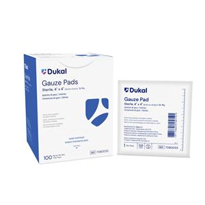 American White Cross Mesh Gauze Pad 4x4" 12 Ply Sterile Square LF