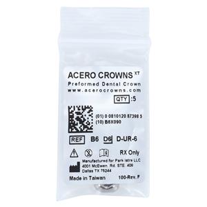 ACERO Crowns 6 1st Primary Upper Right Molar 5/Pk 5/Pk