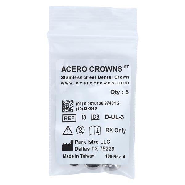 ACERO Crowns 3 1st Primary Upper Left Molar 5/Pk 5/Pk