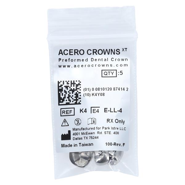 ACERO Crowns 4 2nd Primary Lower Left Molar 5/Pk 5/Pk