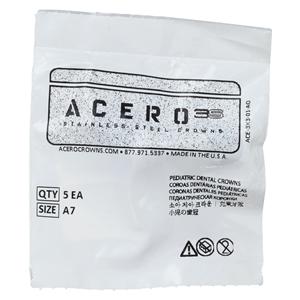 ACERO Crowns 7 2nd Primary Upper Right Molar 5/Pk 5/Pk