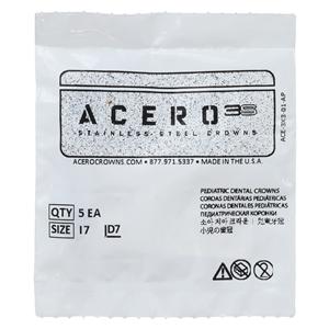ACERO Stainless Steel Crowns 7 1st Primary Upper Left Molar 5/Pk 5/Pk