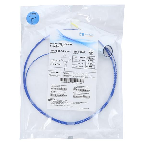 RiteClip Hemostatic Clip 235cm 2.6mm OD Sterile Single-Use 2/Box