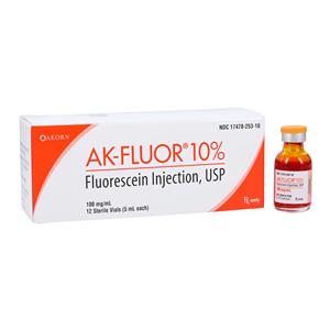 AK-Fluor Injection 10% SDV 5mL 12/Package