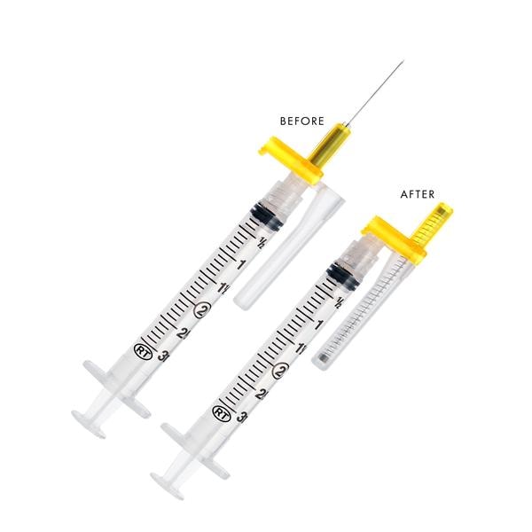 EasyPoint Retractable Needle/Syringe 20gx1" 3mL Safety Low Dead Space 400/Ca