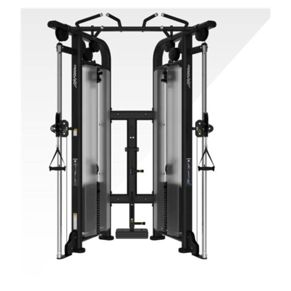 Axiom Series Adjustable Pulley Black/Silver With Pr of Hndl/Ank Strp/Trcp Rp