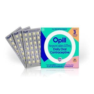 Opill Contraceptive Tablets 0.075mg 3/Package