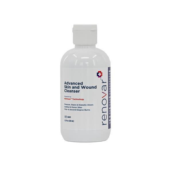 Renovar Wound Cleansing Solution Hypochlorous Acd/Sod Chl NS 8.5oz LF 12/Ca