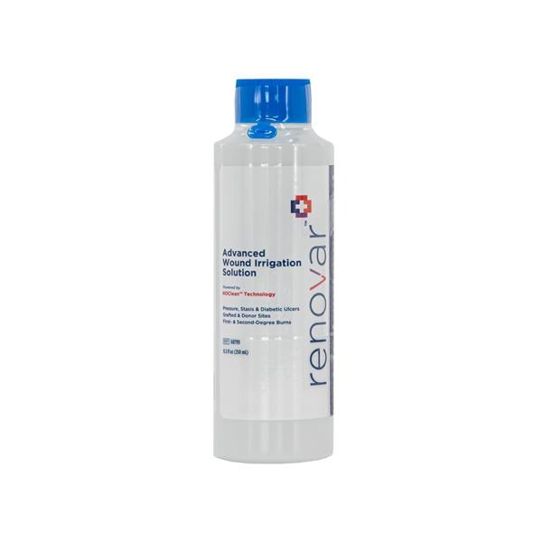 Renovar Wound Cleanser 250mL HOCI/NaCI Non-Sterile Clr LF Btl 12/Ca