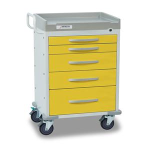 Detecto Cart Cart New 5 Drawer Keyed Central Lock