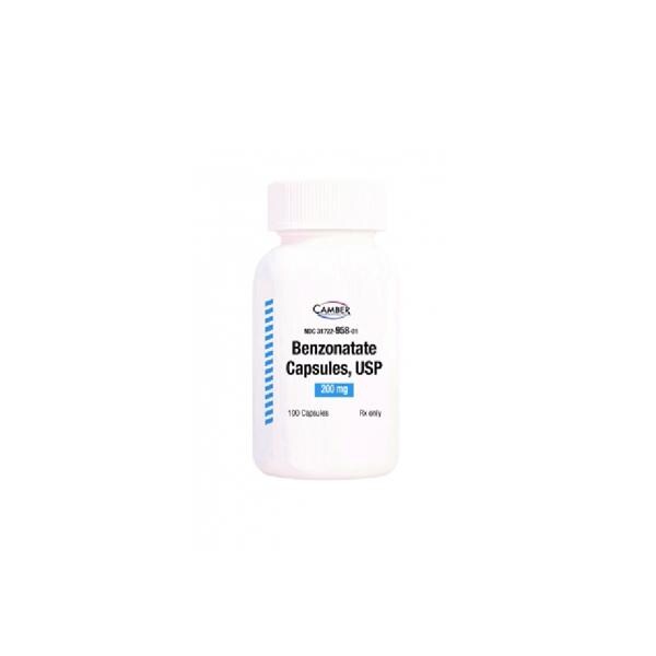 Benzonatate Capsules 200mg Bottle 100/Bottle Each