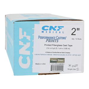 Performance Prints Cast Tape Green Camoflauge 2"x4yd
