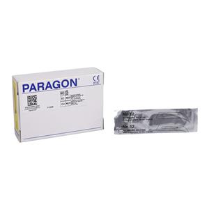 Paragon Stainless Steel Sterile Surgical Scalpel Blade #12 Disposable 100/Bx