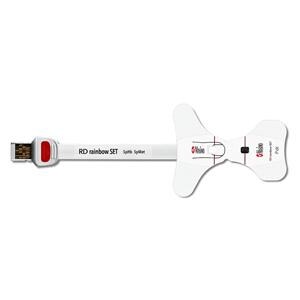 RD rainbow SET Adhesive Sensor Pedo Not Made with Natural Rubber Latex 10/Bx