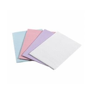 Sani-Tab Chain-Free Patient Towel 3 Ply Tiss/Poly 13 in x 19 in Wt Dsp 400/Ca