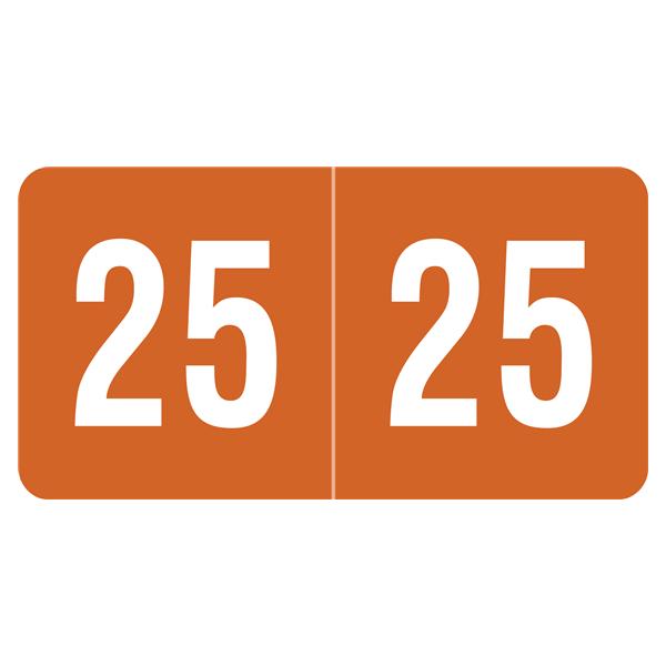 Smead 2025 End Tab Label 500/Rl