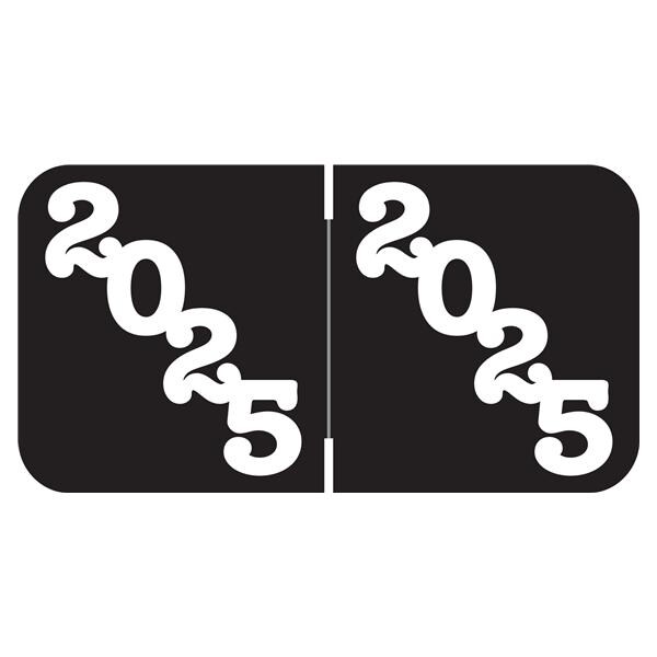 Jeter 2025 End Tab Label Black 500/Rl