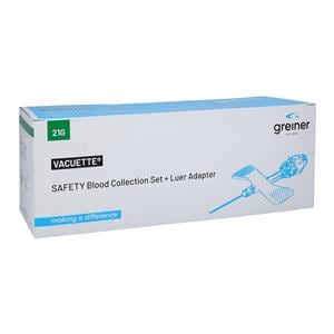 Vacuette Set Blood Collection 21g 30cm Safety Green 1080/Case