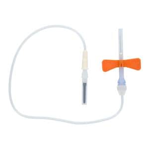Vacuette Set Blood Collection 25gx30cm Safety Orange 90/Bx