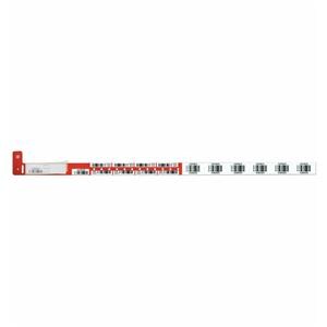 Securline Blood Wristband Poly Red Adult / Pediatric 150/Bx