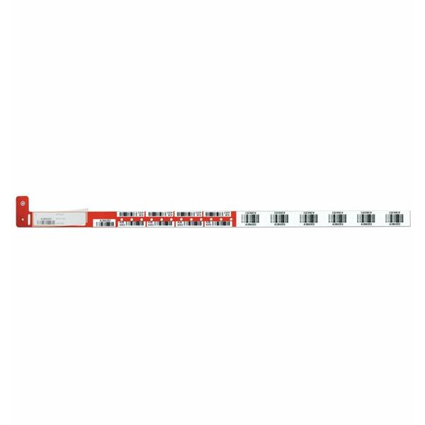 Securline Blood Wristband Poly Red Adult / Pediatric 150/Bx